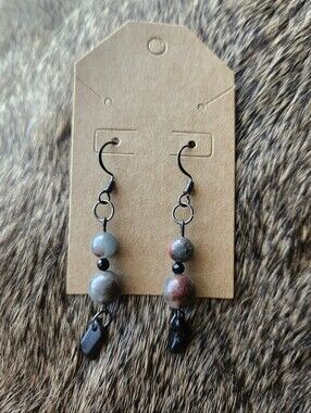 Bloodstone Dangles 💫 Handmade